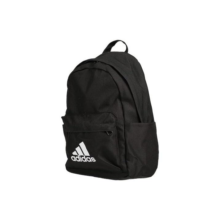 Adidas Classic Logo Polyester Backpack Unisex Backpacks Black FS8332