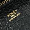 HERMES vintage Serviette Tote Bag Document Handbag Business bag Leather Black