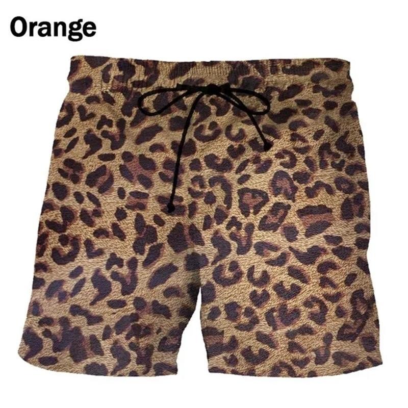 Animal Skin Graphic Beach Shorts For 3d Printed Casual Cool Funny Swimming Shorts