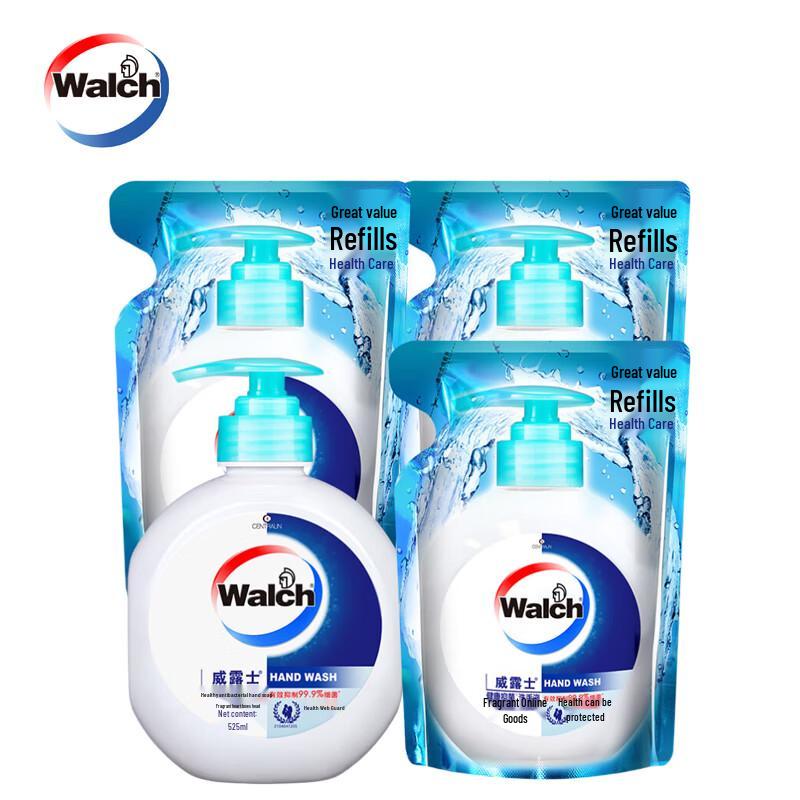 Walch Antibacterial Hand Soap 4-Piece Set