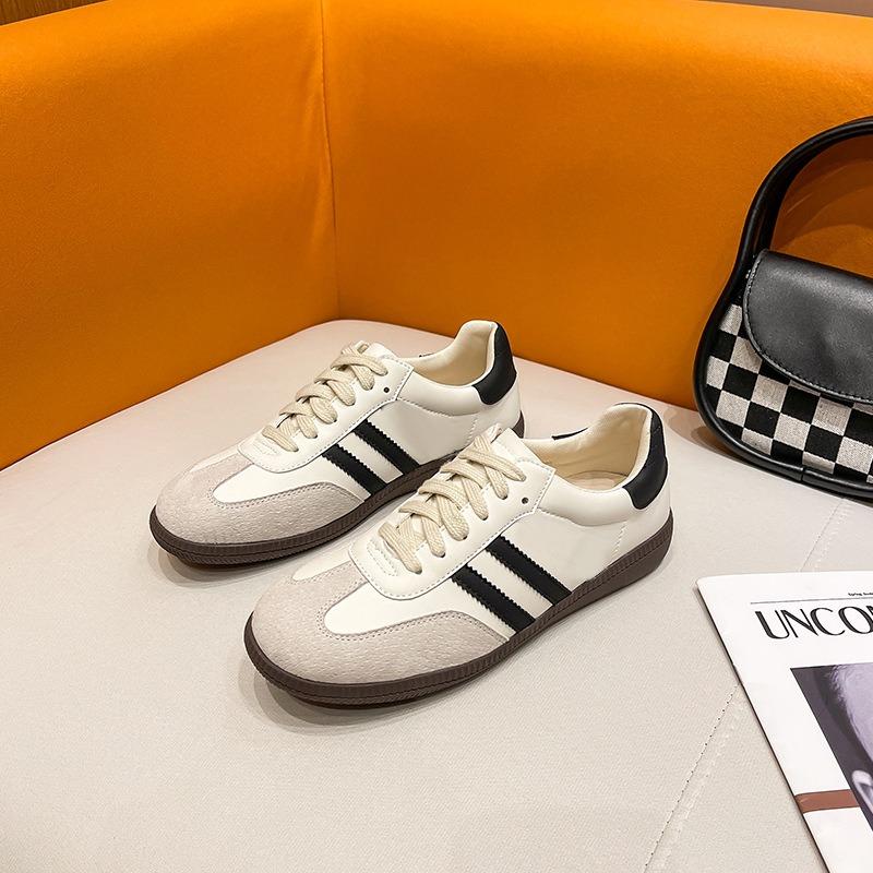 Classic Versatile Platform Casual Sports Shoes Board Shoes Spring New Cowhide Little White Shoes Women's Retro