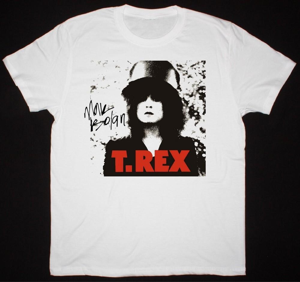 Vtg T REX THE SLIDER 1972 Heavy Cotton White T Shirt Unisex S-5XL BL419 Unisex T-Shirt S