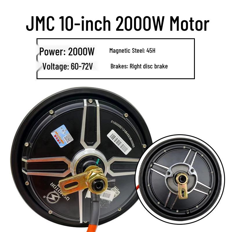 Bicicletă Electrică 2000W 10-inch Motor Spate de Mare Viteză Ansamblu (48V/60V/72V)