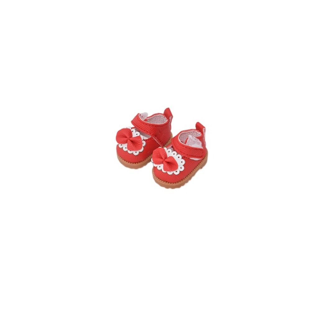 Hand-made Bow Shoes Multiple Styles Leather Shoes Accessories Princess Shoes  Children Toys