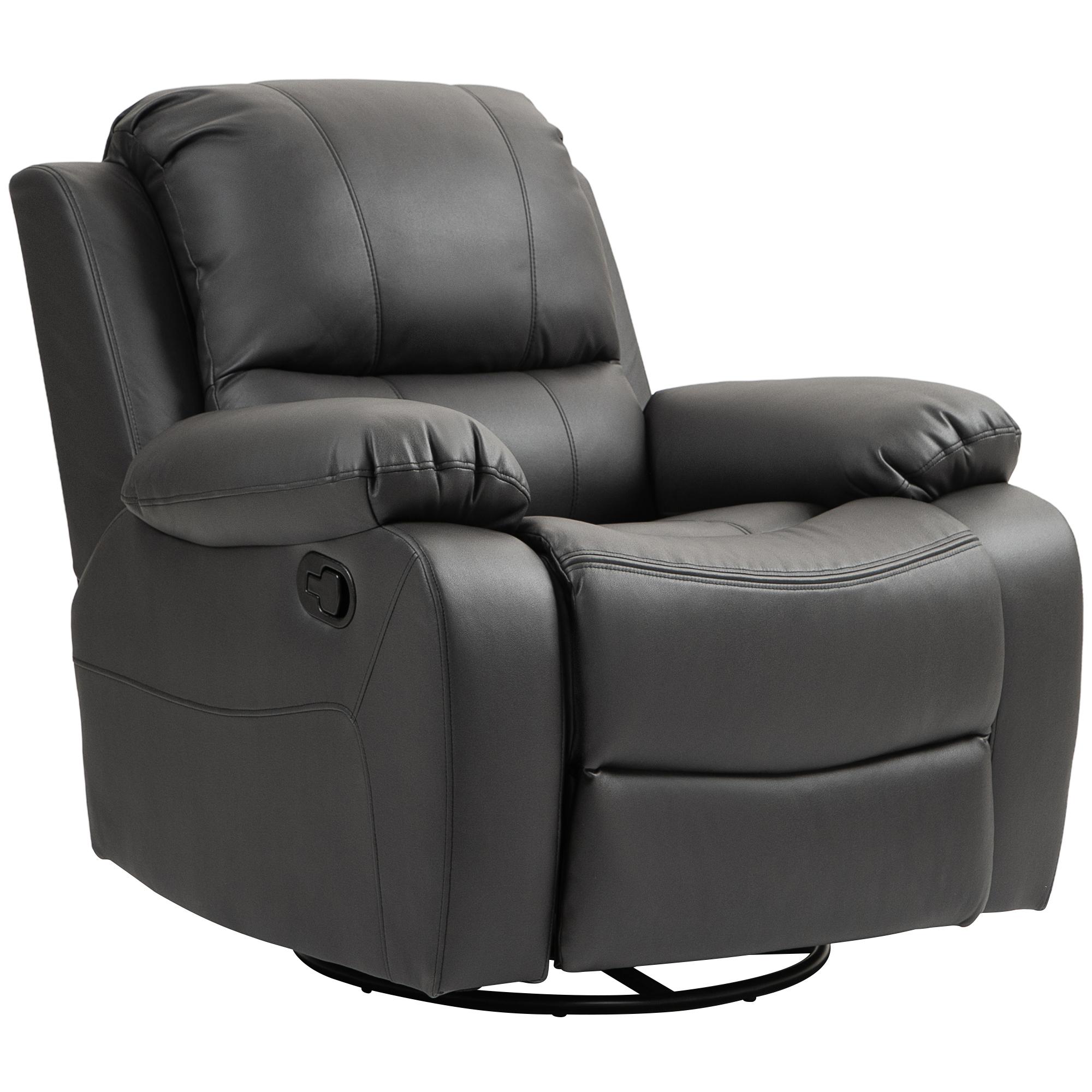 Recliner Chair, adjustable backrest & footrest