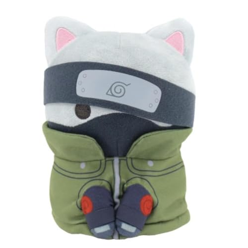 Bandai Namco Nui NARUTO Chibi Plush Toy x MEGA CAT PROJECT Nyarult! Hatake Kakashi 2593216 Body Size: Sitting Approx. H155mm
