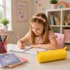 Oxford Cloth Pencil Case Large Capacity Stationery Bag Portable Pen Box  Gift