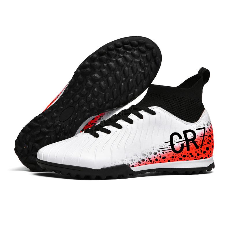 New High-Top Football Shoes Ag Long Nails Broken Nails Male And Female Students Adult Youth Game Training Football Shoes