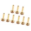 9pcs Copper Bb Trumpet Connecting Rod Screws Replacement Musical Parts Set