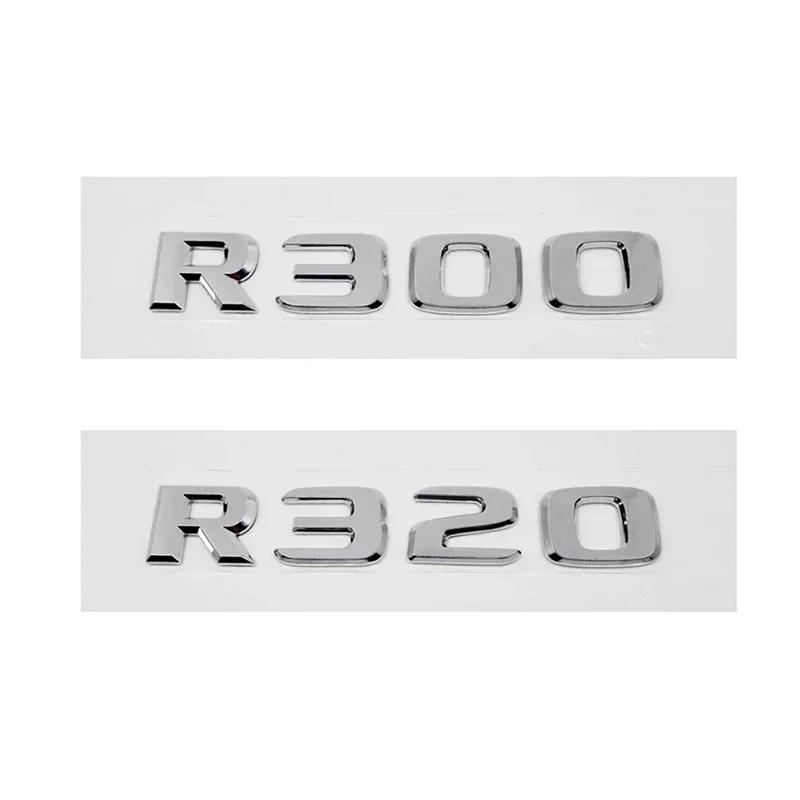 ABS Car Rear Sticker Alphabet Trunk Badge Decal Exterior for Mercedes Benz R63 R300 R320 R350 R500 R Class 3D Emblem Accessories