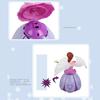 Dancing Princess Light Music Robot Projection Lighting Auto-Unfolding Dress Electric Toy Children Accessories