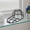 Gabbia per Lavaggio Cappelli per Lavatrice, Rastrelliera Pulitore per Cappelli da Baseball con Design a Rete Vuota, Chiusura laterale a fibbia, Lavatrice per Cappelli in Plastica