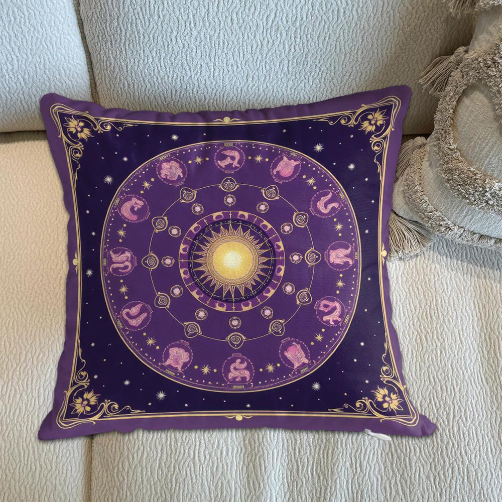 Decorative Pillowcase Decor x Cute Constellation pattern Cushion Covers x Cushions Cover Home and Decoration Living Room 30x30CM(12x12In)