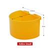 5Pz Tazza di Plastica Mangiatoia per Uccelli Domestici Ciotola Cibo Acqua Pappagallo Ciotola Alimentazione a Sospensione Mangiatoia a Canale Tazza Anti-schizzi Mangiatoia Gabbia Piccioni Forniture