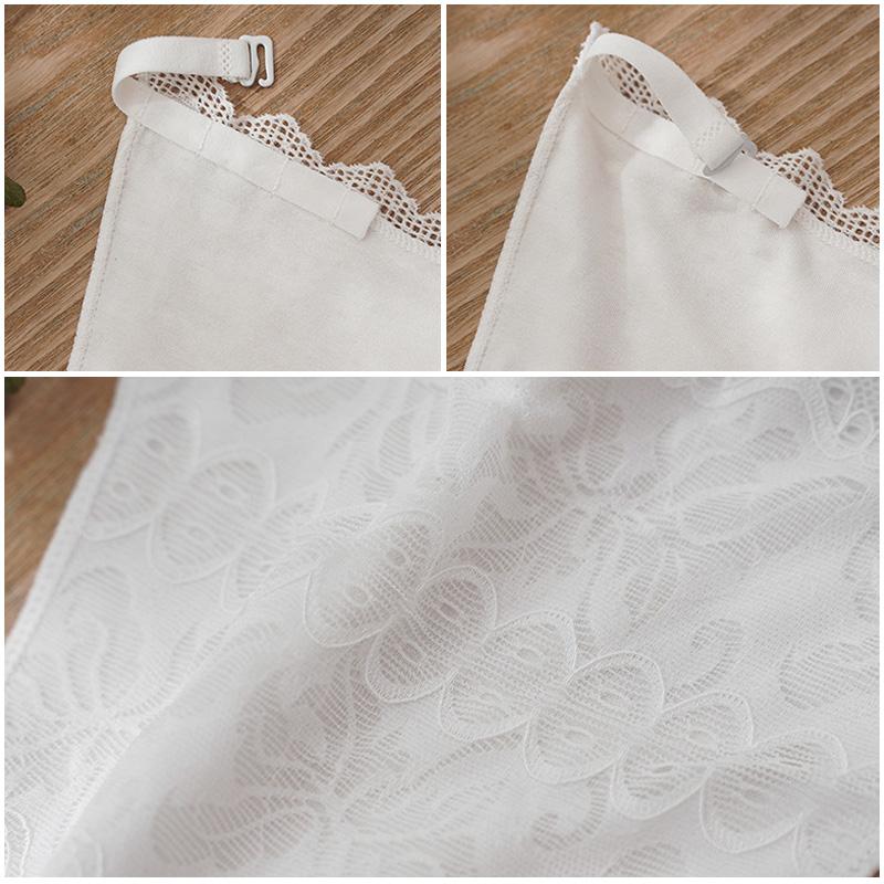 Lace Cleavage Cover Up Women Camisole  Elastic Band Easy Clip-On Camisole Bras Insert Wrapped Chest Protection Covering Tube Top