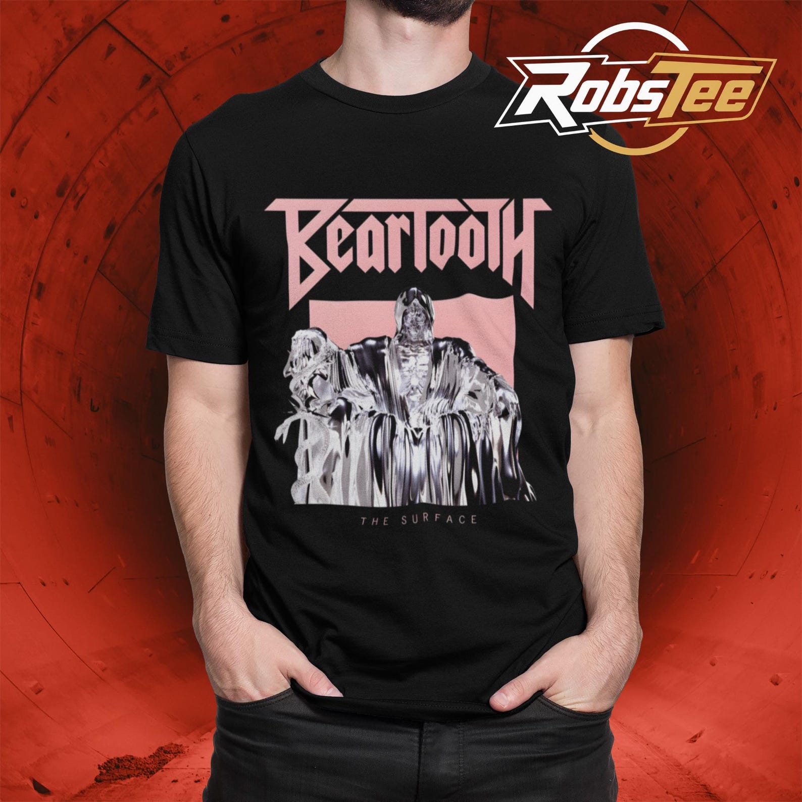 Beartooth T-Shirt, Metal Rock Band Music Merch Shirt, Retro 90s Personalized Casual T-Shirt S