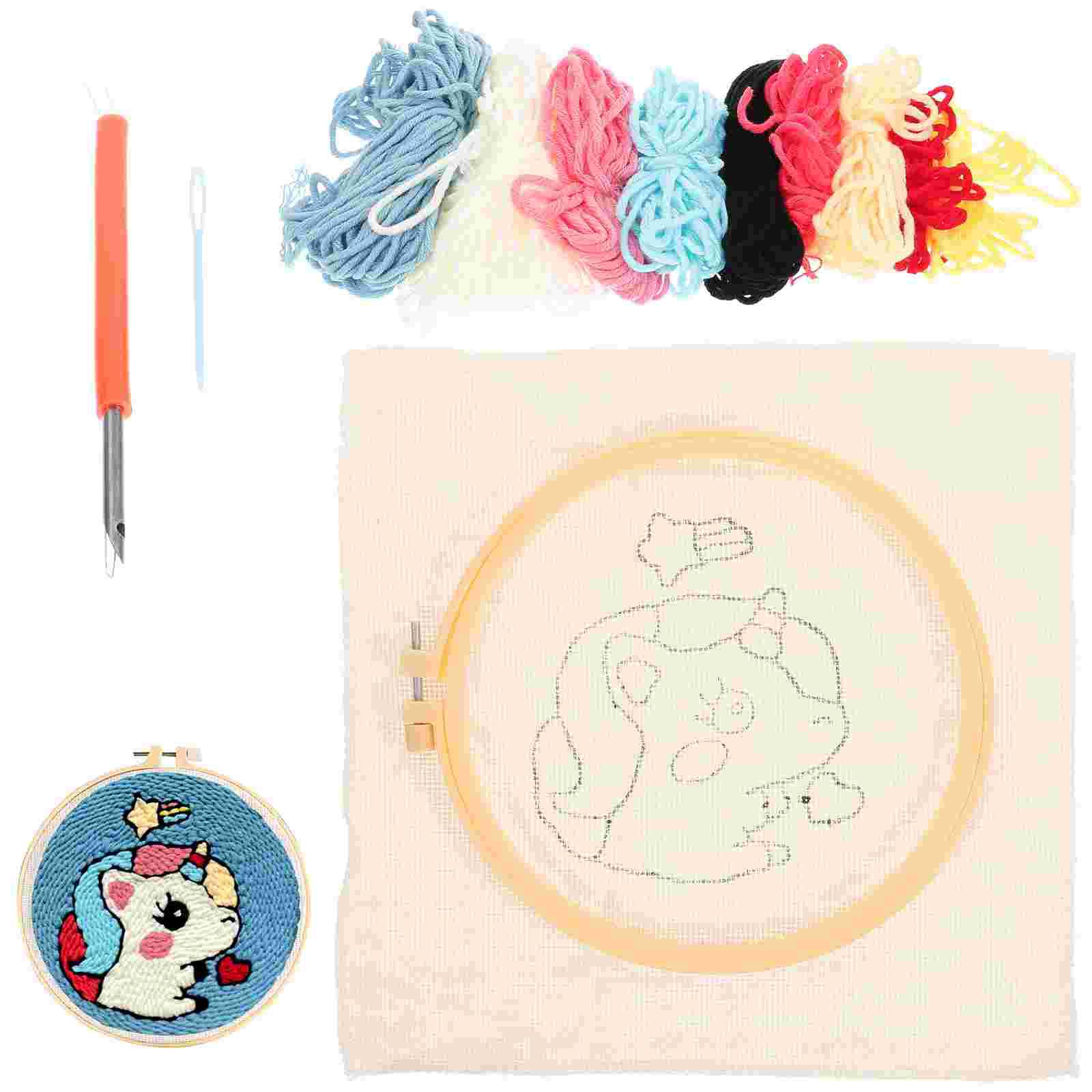 

1 набор для вышивания для начинающих, пяльцы для вышивания, аксессуары для вышивания 20x20cm