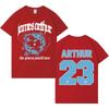 Sänger James Arthur Unisex T-Shirt Die Fische Welttournee 2026 Lässiges Mode Lockeres T-Shirt Unisex HipHop Harajuku Stil Kurz