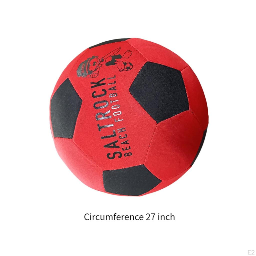 Beach Soccer Ball with Air Pump, Neoprene Cover Ball, Football for Women, Men, Beach,