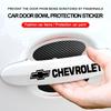 Bil Dörrklistermärke Kolfiber Repor Bil Handtag Skyddsfilm för Chevrolet Cruze Malibu Sail Spark Captiva Equinox Trax Tracker AVEO Lova Husbil