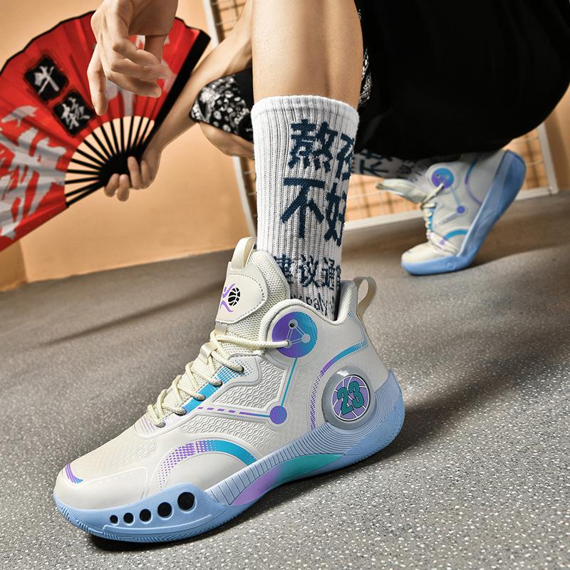 Sneakers Spring and Autumn New Men's High Top Basketball Shoes Boots Teen Student Competition Sneakers Couple Casual Shoes Women