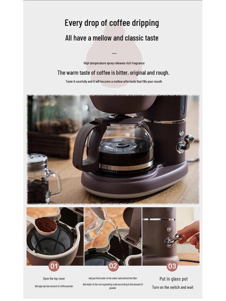 Little Bear All-in-One Automatic Drip Coffee & Tea Maker
