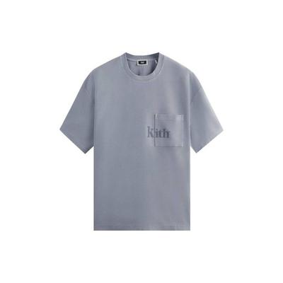 Men's Light Indigo Quinn Short Sleeve Tee KHM031086-415
