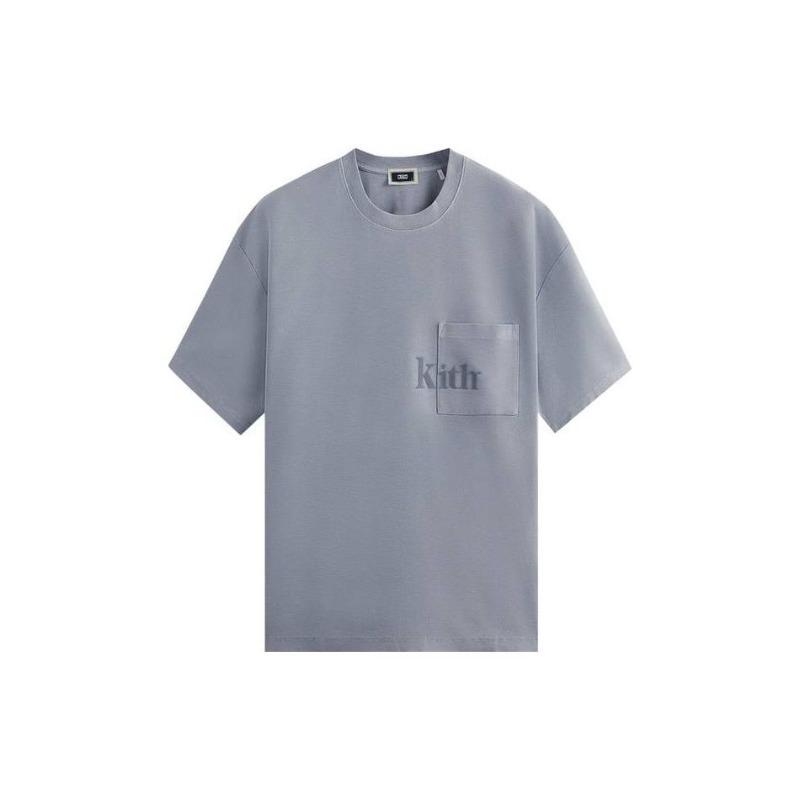 Kith Camiseta de manga corta Quinn índigo claro para hombre KHM031086-415