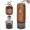 ONE SECOND [High-Quality Wood Grain Finish + High-Performance Stainless Steel Burr] Electric Coffee Grinder, 38 Settings, Stainless Steel Burr, Automa