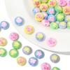 Akrylové pokovené barevné makaróny Vícebarevné krémové korálky s medvídky pro DIY Náhrdelník Náramek Náušnice Výroba šperků