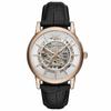 AR60007 Automatic Black Leather Men's Watch