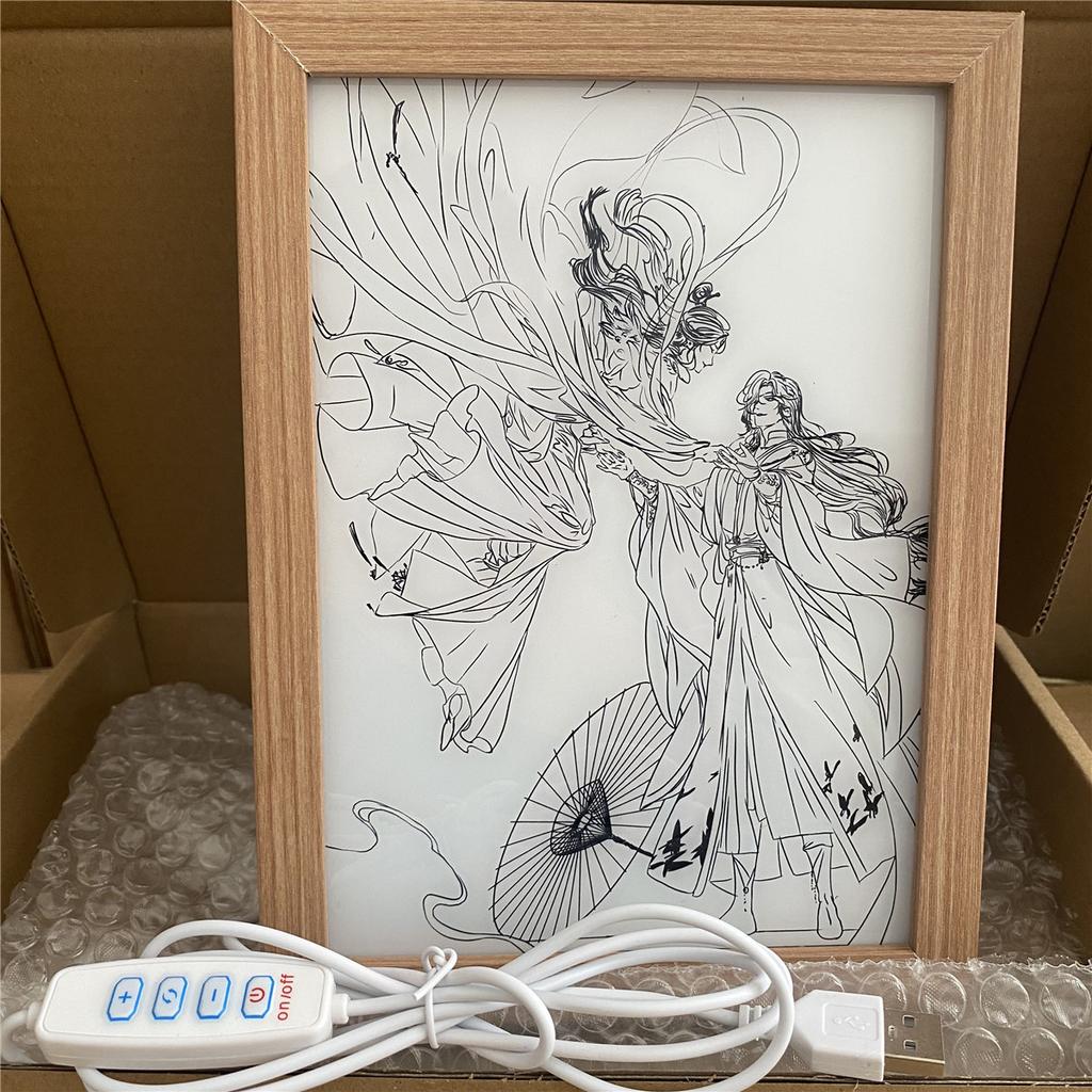 Binecuvântarea Oficialului Raiului Lampă de Noapte LED USB cu 3 Tonuri Cadou