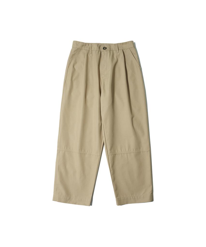 HALBKREIS LAYOUT P10020 Pintuck Wide Pants_Beige