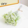 Artificial Flower Souvenirs for Friends Orange Jasmine Flowers, Realistic Murraya Paniculata Bouquets, Full Cluster Lilac Flexible Stems Floral