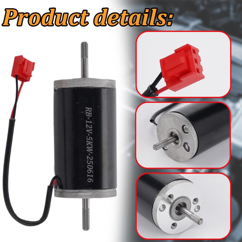 12V 5Kw Motor Red Plug Parking Heater Fan Assembly Motor Is Suitable for Car Heater Accessories