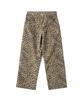 QT8 GARMENTS Lb Leopard Carpenter Pants (Beige)