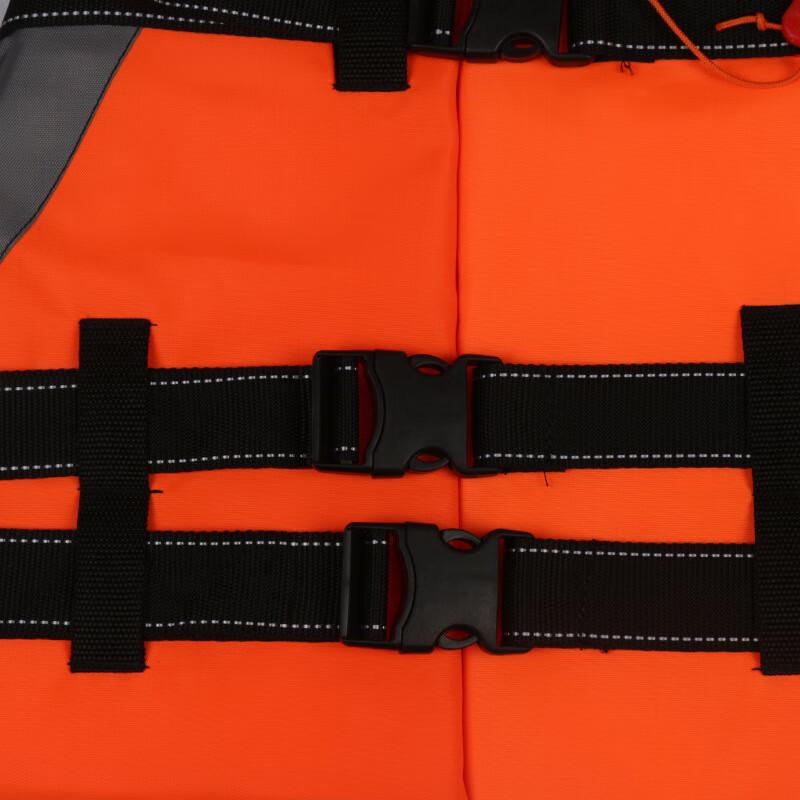 OLOMM Adult Life Vest with Whistle and Crotch Strap