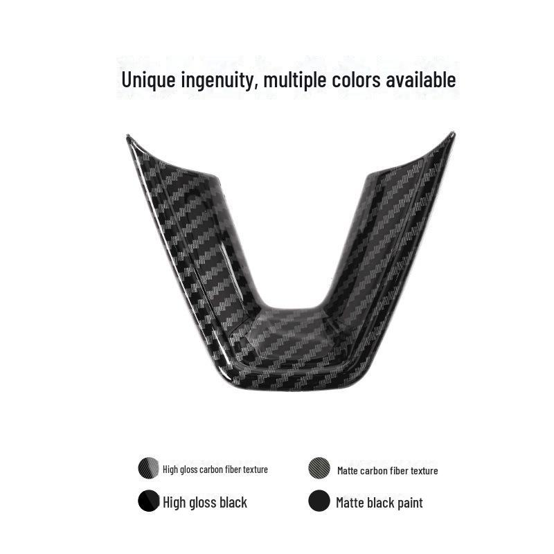 Tesla V3 Stuurwiel V-vormige Bescherm- & Decoratieve Cover voor Model 3