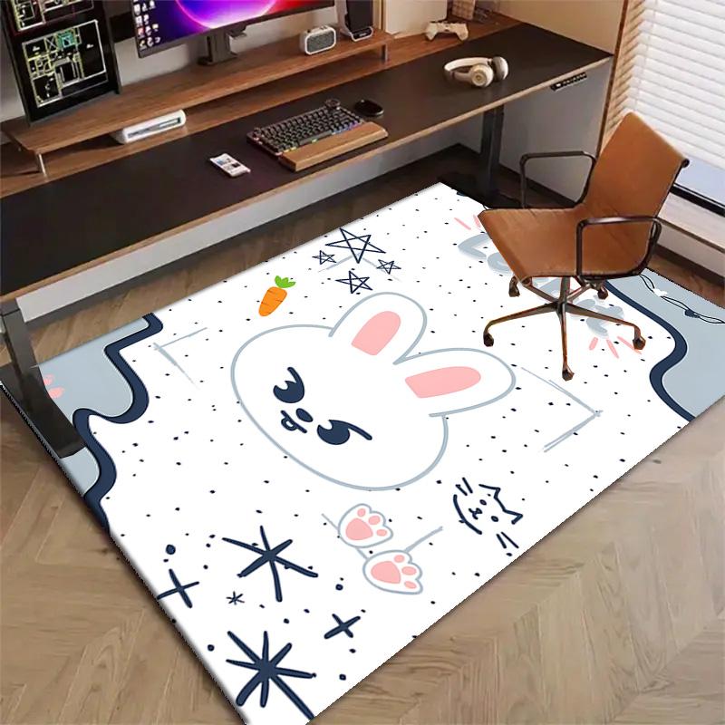 1pc Kpop Team5 Design Printed Area Rug Carpet for Bedroom Living Room Home Decor Rugs Mat Non Slip Mat Rug for Bedside