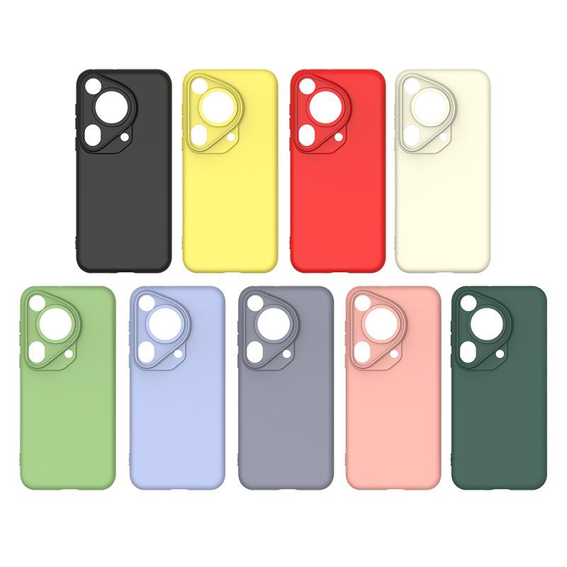 Suitable for Huawei Pura90pro Imitation Raw Liquid Silicone Mobile Phone Case NOVA15ULTRA Anti-drop Flocking and Dirt-resistant