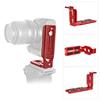 L Shape Quick Release Plate  Metal L Shape Quick Release Plate with Hot Shoe Mount for Hydraulic Ballhead SLR Camera