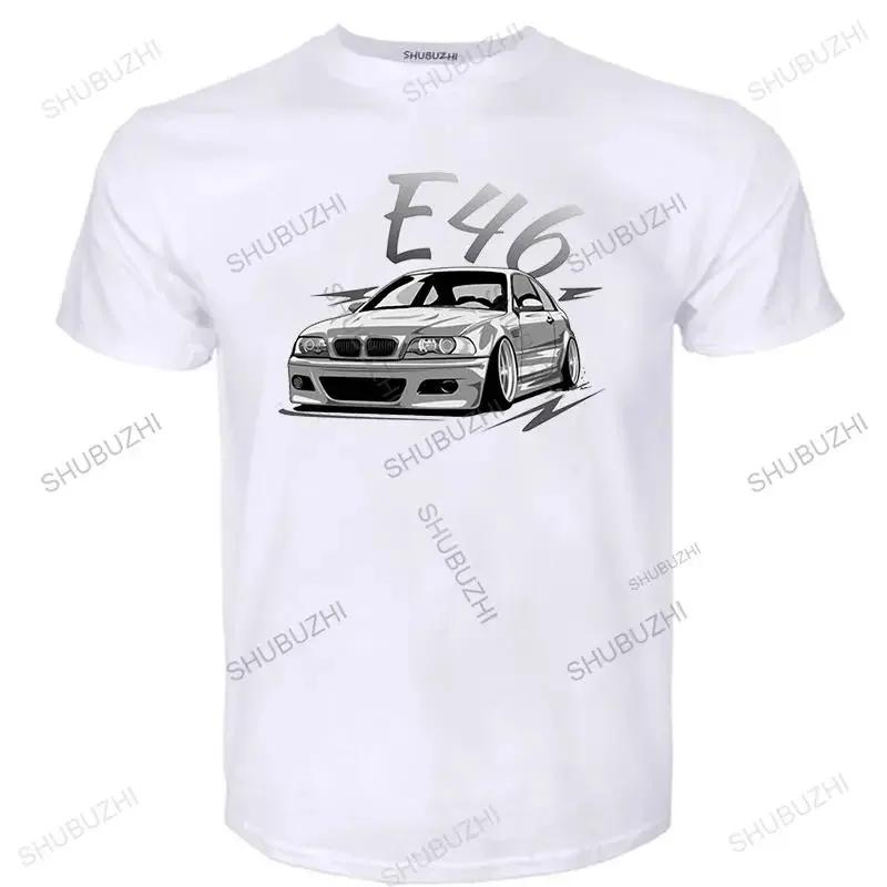 100% Cotton T Shirt Luxury Clothing O-neck Tees Hot Sale Germany Classic Legend Car E46 E60 E61 Tops Plus Size Teeshirt