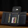 LC.IMEEKE L5 For Google Pixel 9a Magnetic Phone Case Leather Back Cover with Detachable Card Holder