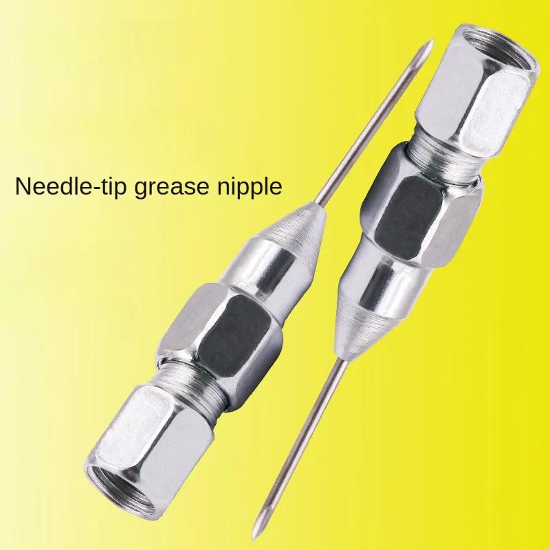 Nadelspitze Fettpressenkopf Flachkopf Pneumatische Düse Hochdruck Fettpressenkopf Sub Manuelle Fettpressendüse Zubehör