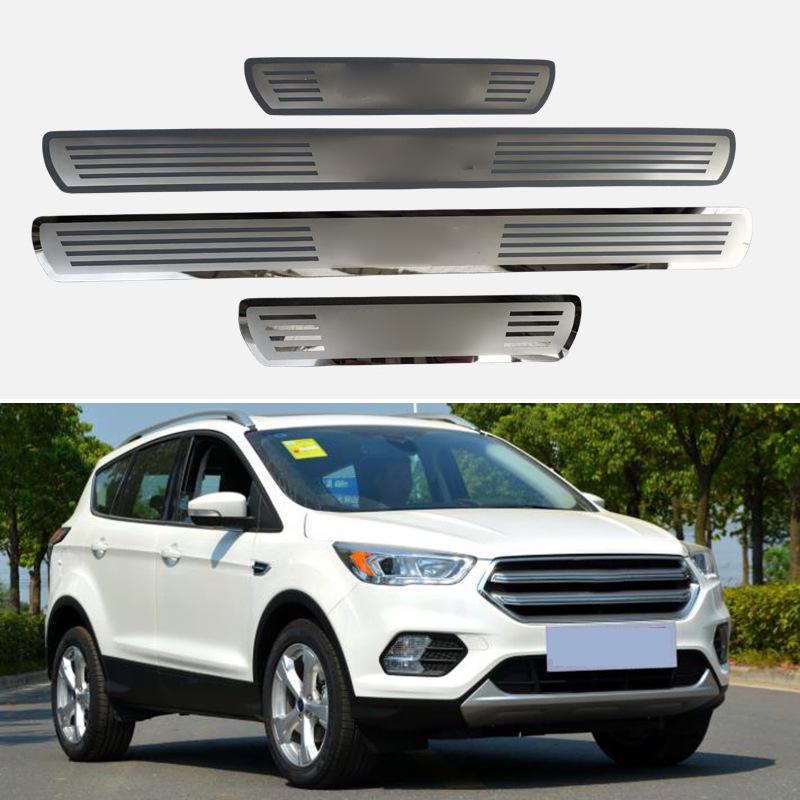 Stainless Steel Door Sill Strips for Ford Kuga