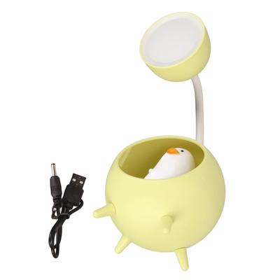 LED Desk Lamp Innovative Cute Eye Protection Mini USB Desk Lamp for Travel Study Home Office Grass