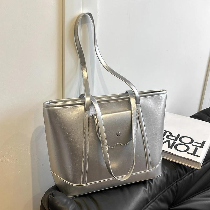 

Сумка большой вместимости с улучшенной текстурой для женщин Модная трансформируемая сумка через плечо Популярная сумка