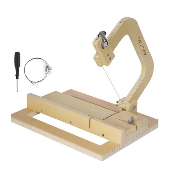 Wooden Soap Cutter Adjustable Single Wire Soap Slicer Professional Handmade