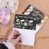 12pcs Foldable 2025 New Year Greeting Card Paper Invitations Cards  Party Favors