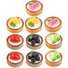 Artificial Cake Model Mini Fake Cake for Decor 18Pcs Lifelike Dessert Toys